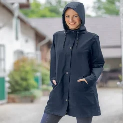 ELT Veste longue équitation femme Emilia - Waldhausen<Femme Equipement Froid Et Pluie|Veste Et Manteau Équitation Femme