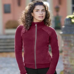ELT Veste polaire femme équitation Powerfleece Monaco -<Femme Equipement Équitation Pas Cher|Polaire Et Sweat D'Équitation Femme