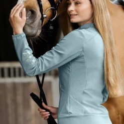 ELT Veste équitation femme powerstretch Napoli -<Femme Equipement Équitation Pas Cher|Polaire Et Sweat D'Équitation Femme