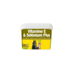 NAF Vitamine E et Selenium Plus - soutien musculaire chevaux -< Croissance Poulain Et Jeune Cheval|Complément Jument Gestante